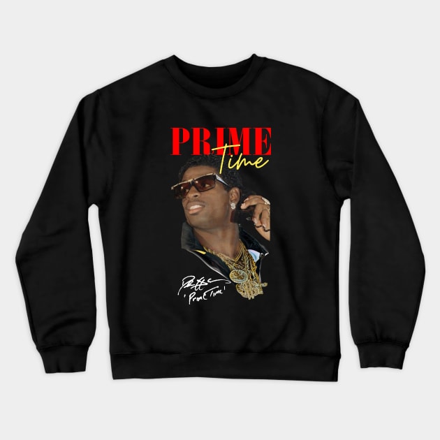 Deion Sanders // Prime Time Crewneck Sweatshirt by gulymaiden